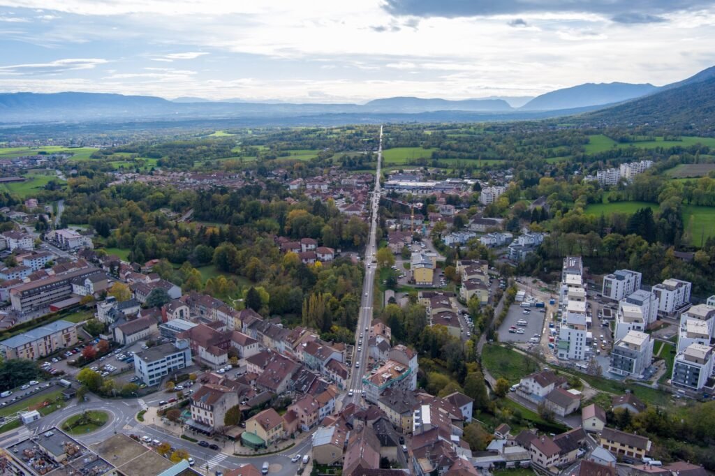 Pays de Gex vu du ciel